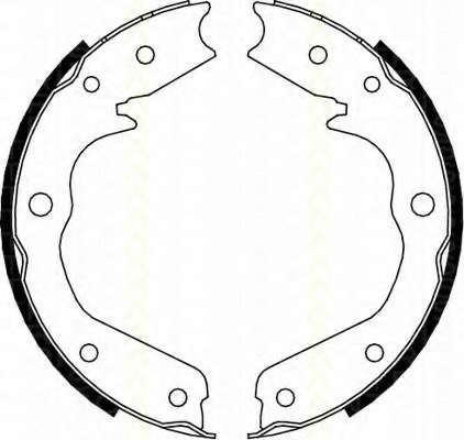 Комплект гальмівних колодок стоянкового гальма