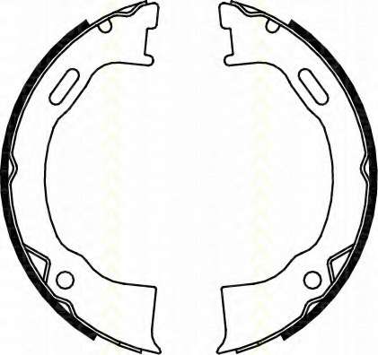 Комплект гальмівних колодок стоянкового гальма