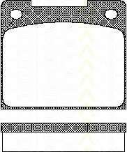 Комплект тормозных колодок, дисковый тормоз