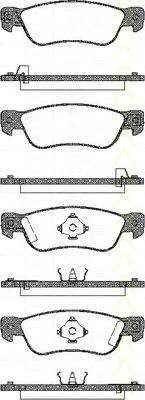 Комплект тормозных колодок, дисковый тормоз