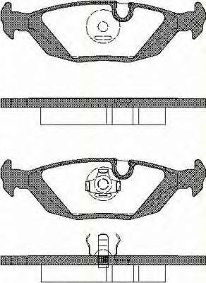 Комплект тормозных колодок, дисковый тормоз