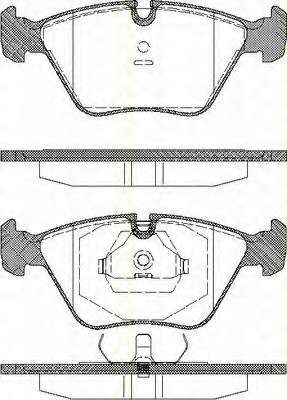 Комплект тормозных колодок, дисковый тормоз