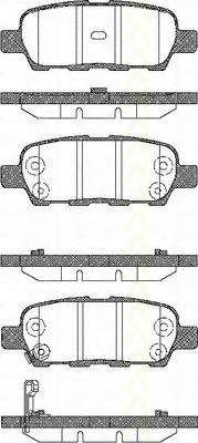 Комплект тормозных колодок, дисковый тормоз