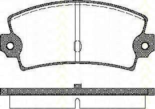 Комплект тормозных колодок, дисковый тормоз