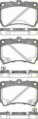 Комплект тормозных колодок, дисковый тормоз