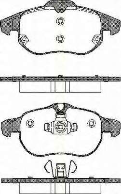 Комплект тормозных колодок, дисковый тормоз