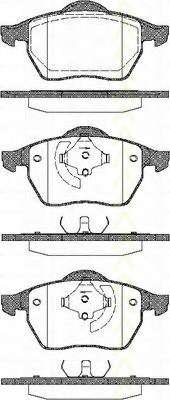 Комплект тормозных колодок, дисковый тормоз