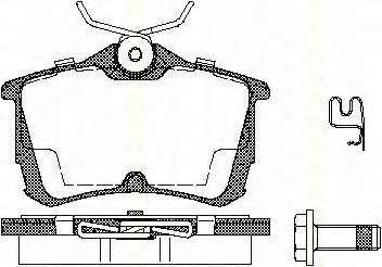 Комплект тормозных колодок, дисковый тормоз