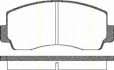 Комплект тормозных колодок, дисковый тормоз
