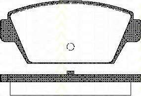 Комплект тормозных колодок, дисковый тормоз