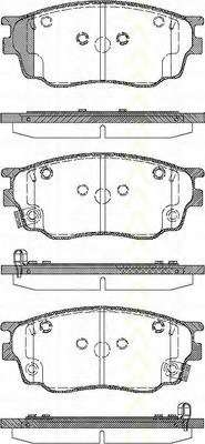 Комплект тормозных колодок, дисковый тормоз