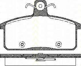 Колодки гальмівні передні / задні
