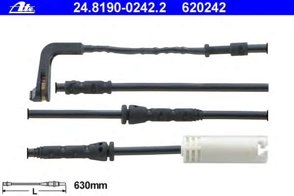 Сигнализатор, износ тормозных колодок