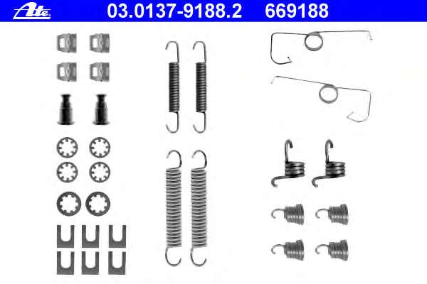 Комплектующие, тормозная колодка