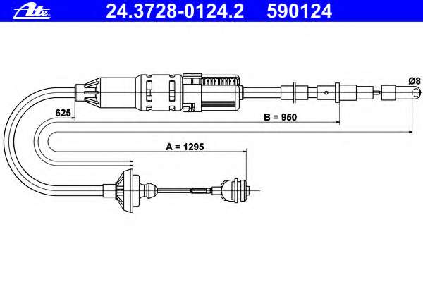 Трос, управление сцеплением