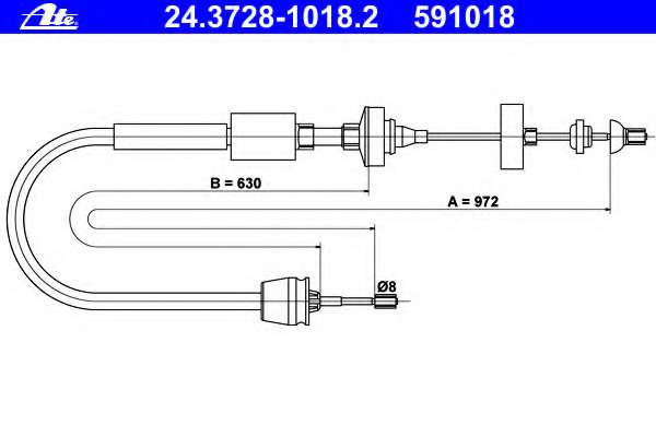Трос, управление сцеплением