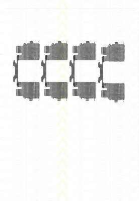 Комплектующие, колодки дискового тормоза