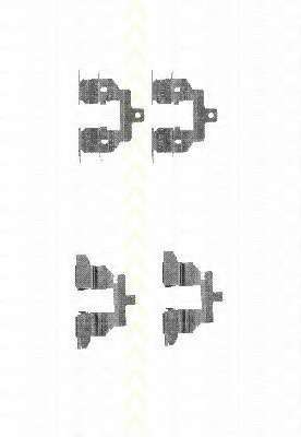 Комплектующие, колодки дискового тормоза