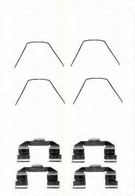 Комплектующие, колодки дискового тормоза