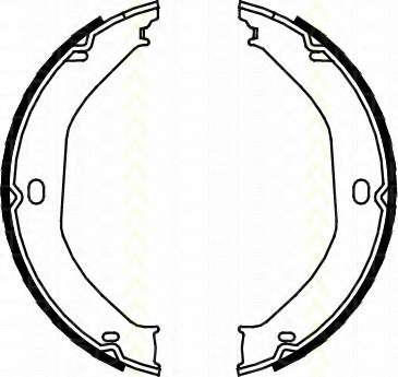 Комплект тормозных колодок, стояночная тормозная система