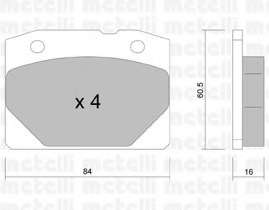 Комплект тормозных колодок, дисковый тормоз