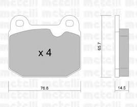 Комплект тормозных колодок, дисковый тормоз