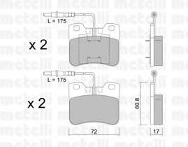 Комплект тормозных колодок, дисковый тормоз