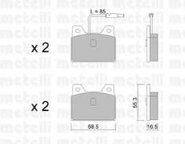 Комплект тормозных колодок, дисковый тормоз