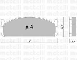 Комплект тормозных колодок, дисковый тормоз