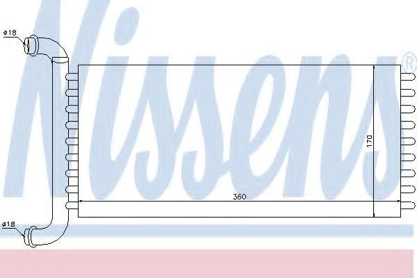 NISSENS DB Радіатор опалення W639