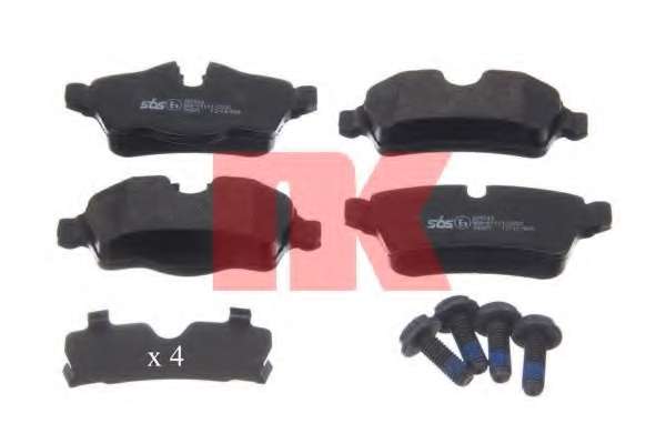 Гальмівні дискові колодки, комплект