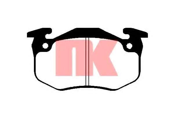 Комплект тормозных колодок, дисковый тормоз