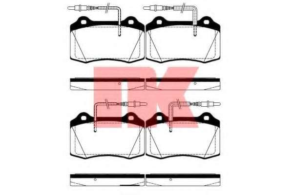 Комплект тормозных колодок, дисковый тормоз