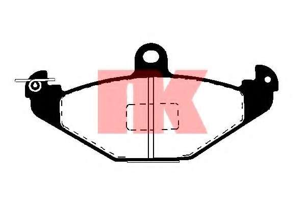 Комплект тормозных колодок, дисковый тормоз