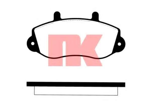 (R15)Гальмівні колодки дискові перед. Opel/Renault Movano/Master T28/Master T33/Master T35/Master