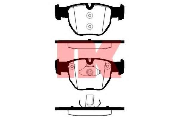 Комплект тормозных колодок, дисковый тормоз