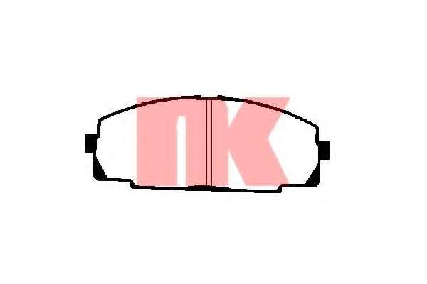 Комплект тормозных колодок, дисковый тормоз