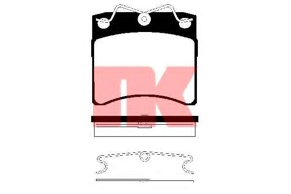 Гальмівні дискові колодки, комплект