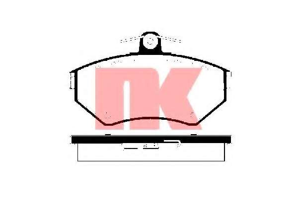 без датч. Гальм.колодки диск. VW Passat 96-99 1,6-1,9TDI