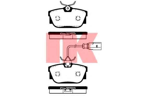 Комплект тормозных колодок, дисковый тормоз