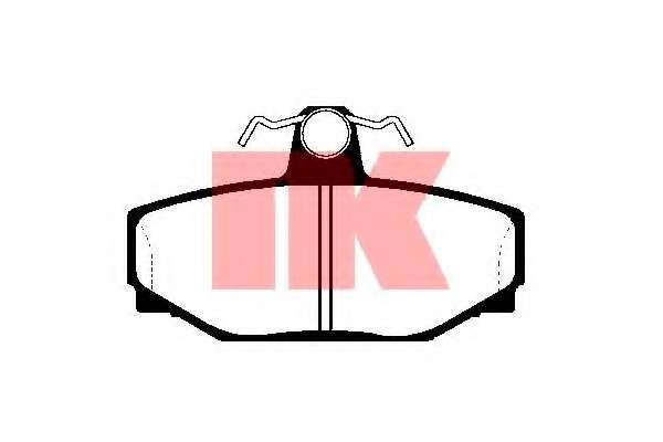 Комплект тормозных колодок, дисковый тормоз