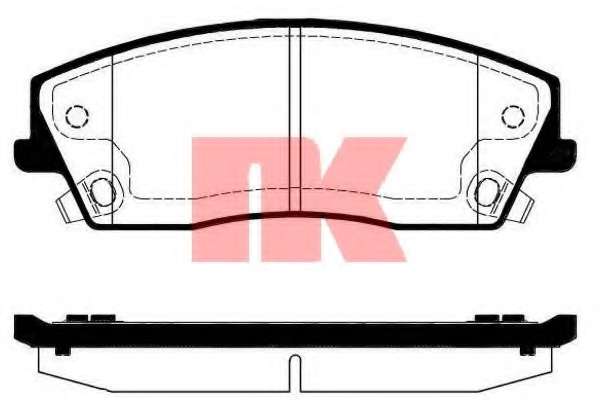 Гальмівні колодки дискові, комплект