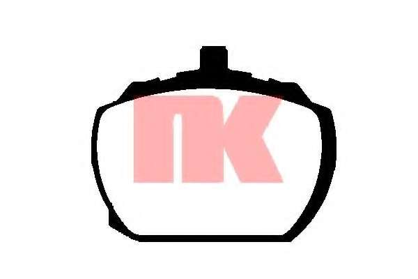 Комплект тормозных колодок, дисковый тормоз