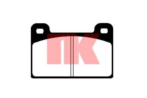 Комплект тормозных колодок, дисковый тормоз