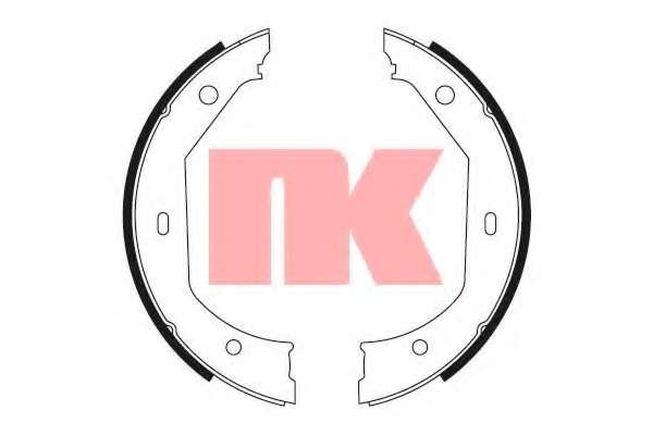 Комплект тормозных колодок, стояночная тормозная система