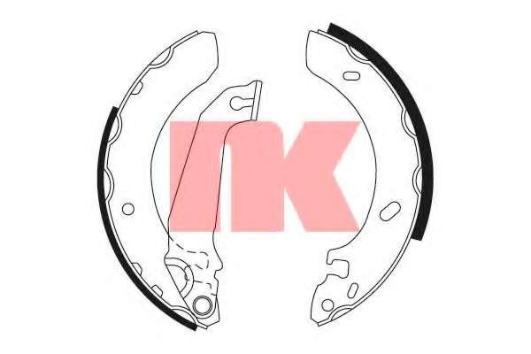 Колодки гальмівні барабанні, комплект