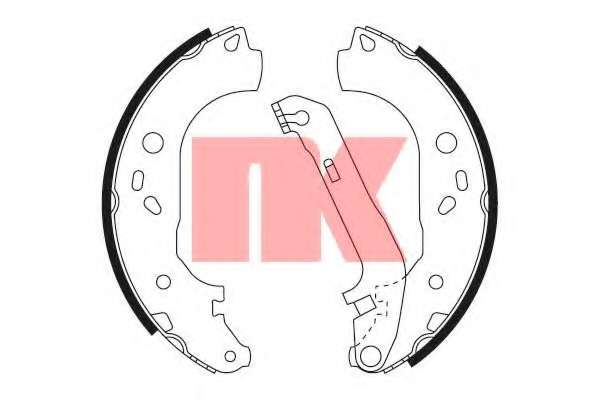 Колодки гальмівні барабанні, комплект