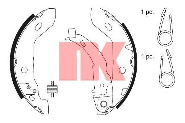 Комплект тормозных колодок