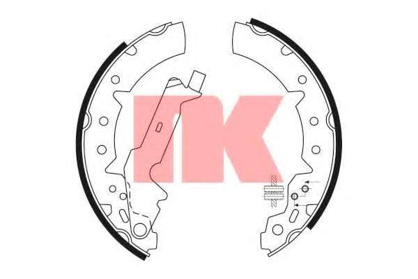 Комплект тормозных колодок