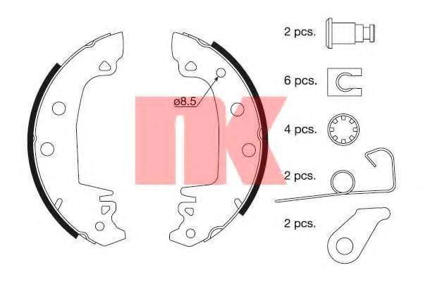 Комплект тормозных колодок